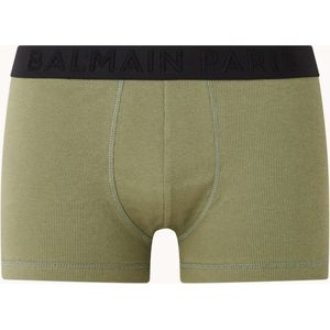 Balmain Boxershort met logoband - Groen/ Zwart - Maat M
