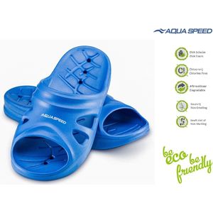 Aqua Speed Florida - Badslippers Kinderen Licht en Comfortabel - Blauw 33