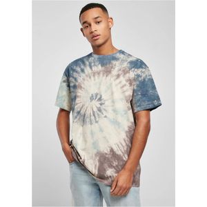 Urban Classics - Oversize Tie Dye Heren T-shirt - 4XL - Gebroken wit