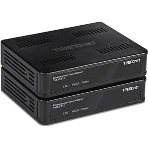 Ethernet over Coax Adapters (2-pack) met MoCA 2.0 en Gigabit LAN