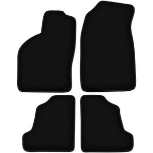 BASIC zwarte veloursmatten voor: Saab 9-3 I Aero, liftback, sedan (1998-2002)