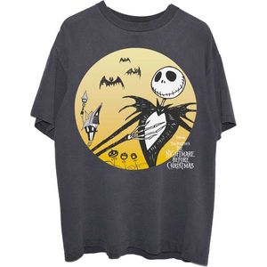 Disney The Nightmare Before Christmas - Sunset Jack Unisex T-shirt - XL - Zwart