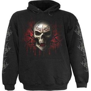 Spiral Hoodie/trui -XXL- GAME OVER Zwart