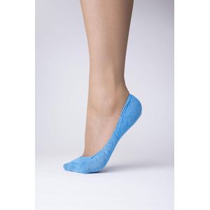 Set 6x Kousenvoetjes Licht Blauw 39-42 + Gratis Waszakje