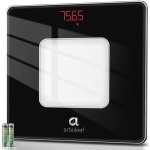 Nauwkeurige digitale personenweegschaal met LED-display en step-on-technologie - maximaal 180 kg