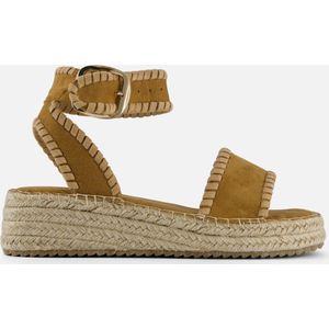 Cellini Espadrilles bruin Textiel - Maat 40