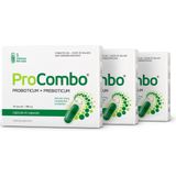 ProCombo - Synbioticum - 3 x 30 Capsules - Dubbele Capsule en Vloeibare Formule