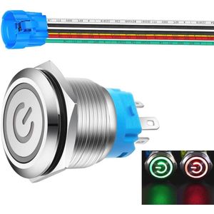 Vergrendelbare Drukknop 22mm met Draadaansluiting - Waterdicht IP65