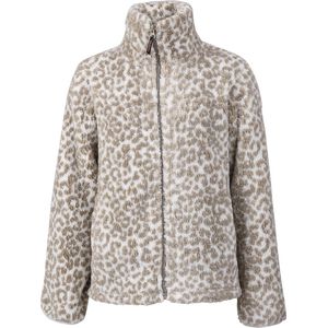 Brunotti - Kyoti - Fleece Vest - Luipaard - Wit/Bruin