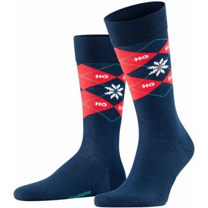 Burlington unisex x-mas argyle blauw