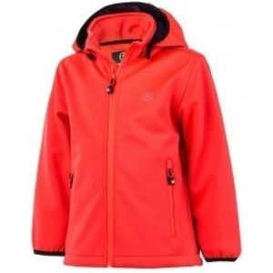 Coral softshell oudoorjas van Color Kids 116