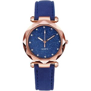 Hidzo Horloge Quartz Ø 38 - Blauw/Rose