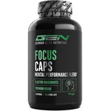 GEN Focus Caps - 120 Capsules - Mentale Prestatie Mix met L-Theanine, Groene Thee, Guarana, Citrus Aurantium Extract Cafeïne, D-Glucuronolacton - Hoge Dosis, Veganistisch