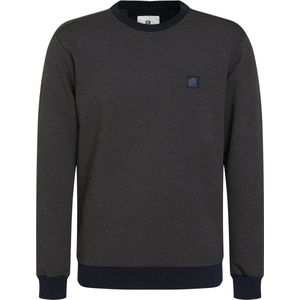 Gabbiano Trui Sweater Met Grafisch Allover Patroon 773774 Navy 301 Mannen Maat - XXL