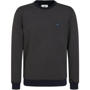 Gabbiano - Sweater - Navy - Grafisch Allover Patroon