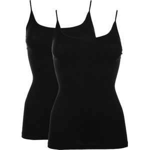 Ten Cate top 2-pack Spaghetti Shirt D 3320 zwart