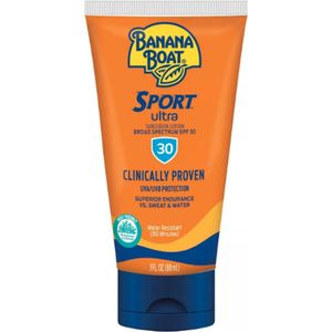 Banana Boat Sport Ultra SPF 30 zonnebrandcrème voor gezicht met Niacinamide, vitamine C en B3 | Reisformaat | Dagelijkse gezichtszonnebrandcrème | Lotion 88mlm