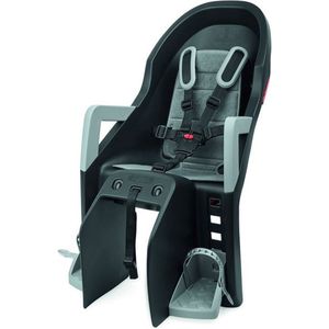 Polisport Guppy Maxi Kinderstoel achter - op pakdrager - grijs/zilver