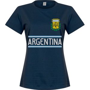 Argentinië Dames Team T-Shirt - Navy - M - 10