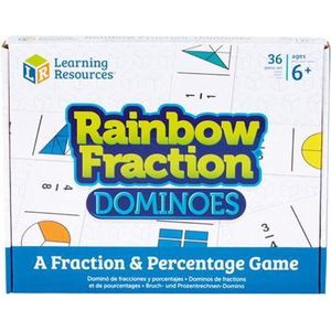 Rainbow fraction dominoes / breuken domino