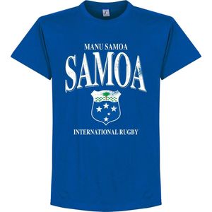 Samoa Rugby T-Shirt - Blauw - XXXXL