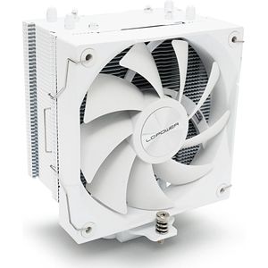 CPU Processor Koeler - Wit - 4 Copper Heatpipes Intel LGA 1851/1700/1120/115x - AMD5/4 - TDP 190W - 89,5 CFM - 120mm FDB Fan - 4 Pin PWM - 35.3 dB(A)