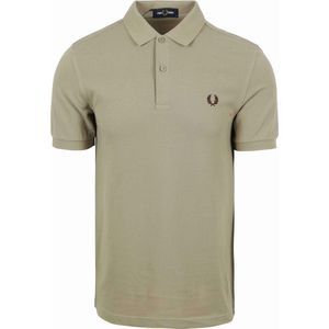 Fred Perry - Polo M6000 Greige U84 - Slim-fit - Heren Poloshirt Maat M