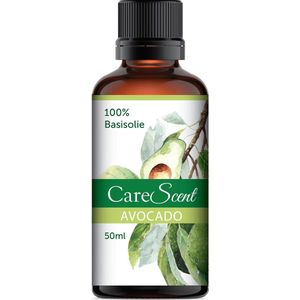 CareScent Avocado Olie (Koudgeperst) - 100% Puur - voor Huid, Haar, Verdunnen Etherische Olie - 50 ml