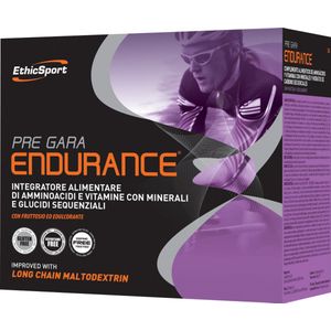 EthicSport Pre Gara Endurance 20 x 19 g natural - koolhydraten, elektrolyten, aminozuren, vitaminen en andere waardevolle verbindingen - Getest op microbiologische veiligheid en doping; vrij van gluten, cafeïne en aspartaam