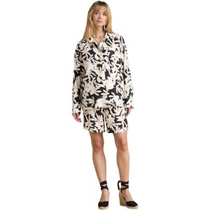 Zwangerschapsset shirt + bedrukte short ENVIE DE FRAISE antraciet