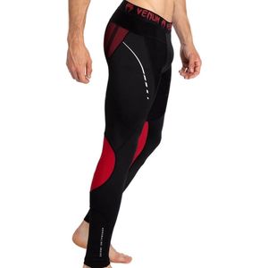Venum Adrenaline Sportleggings Heren Spats Zwart Rood - M - Jeans Maat 32