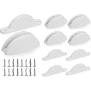 Deurvergrendelingen 4 paar voor caravans deurhouders robuuste kunststof camperaccessoires met 16 schroeven voor boot camping caravan