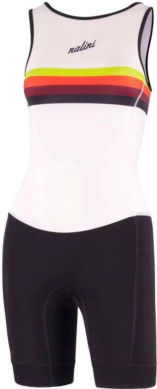 Nalini Womens Tri Tank Suit Fietspak (Dames |wit)
