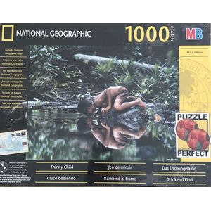 MB National Geographic Thirsty Child puzzel van 1000 stukjes