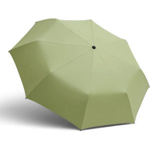Nieuwe titel: 3 opvouwbare lichtgewicht anti-uv zon en regen winddichte waterbestendige parasol met duurzaam houten handvat handmatig openen/sluiten voor mannen en vrouwen