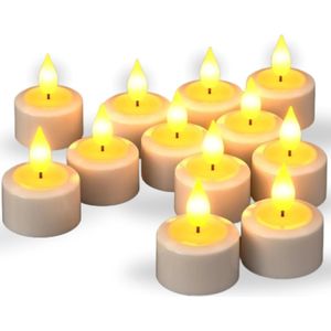DailySupplies® Oplaadbare Waxinelichtjes - Theelichtjes - Led