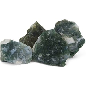 Agaat mos India 250 gr. ruwe brokjes