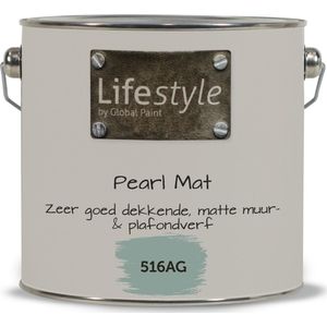 Lifestyle Pearl Mat - Extra reinigbare muurverf - 516AG - 2.5 liter