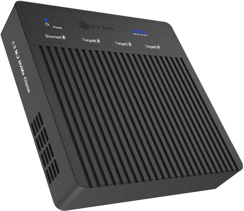 Icy Box - IB-4013MCL-C4 - Dockingstation - Aluminium - USB4 Type-C