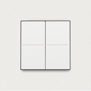 Niko Dimschakelaar voor Philips Hue - Pure White Steel