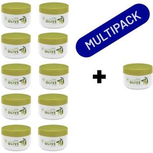 Deliplus - Cream Con Aceite de Oliva - Lichaamscrème - Multipack 10 + 1 - 11 x 250ml
