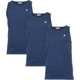 3-Pack Donnay - Muscle shirt (James) - Tanktop - Heren - Navy (010) - maat S