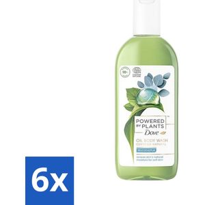 6 x Dove Powered by Plants - Oil Body Wash - Eucalyptus - 250 ml - Natuurlijke Bodywash - Eucalyptus Bodywash - Hydraterende Bodywash - Vegan Bodywash - Cruelty-Free Bodywash
