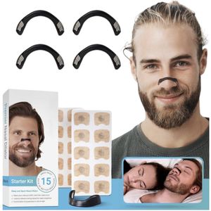 Magnetische Neusstrips - Voor Sporten En Slapen - Neusstrips - Anti Snurk Neusclips - Neusspreider - 15 Paar