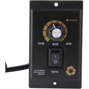 Snelheidsregelaar voor AC Motor 500W Eenfase Snelheidsregeling Elektrische Motor 220V