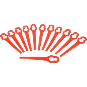 Kunststof reservemesjes voor accu-grastrimmer - 12 stuks