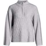 Vila - Lassia - Gebreide Top - Hoge Hals - Lange Mouwen