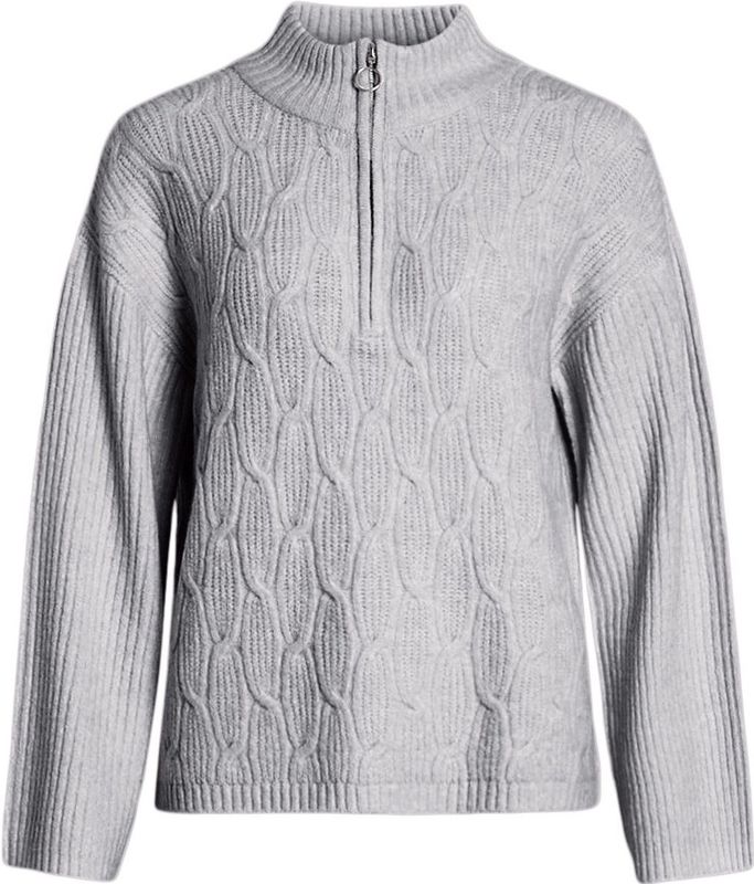 Vila - Lassia - Gebreide Top - Hoge Hals - Lange Mouwen