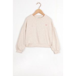 Sissy-Boy - Beige sweater met smiley patch