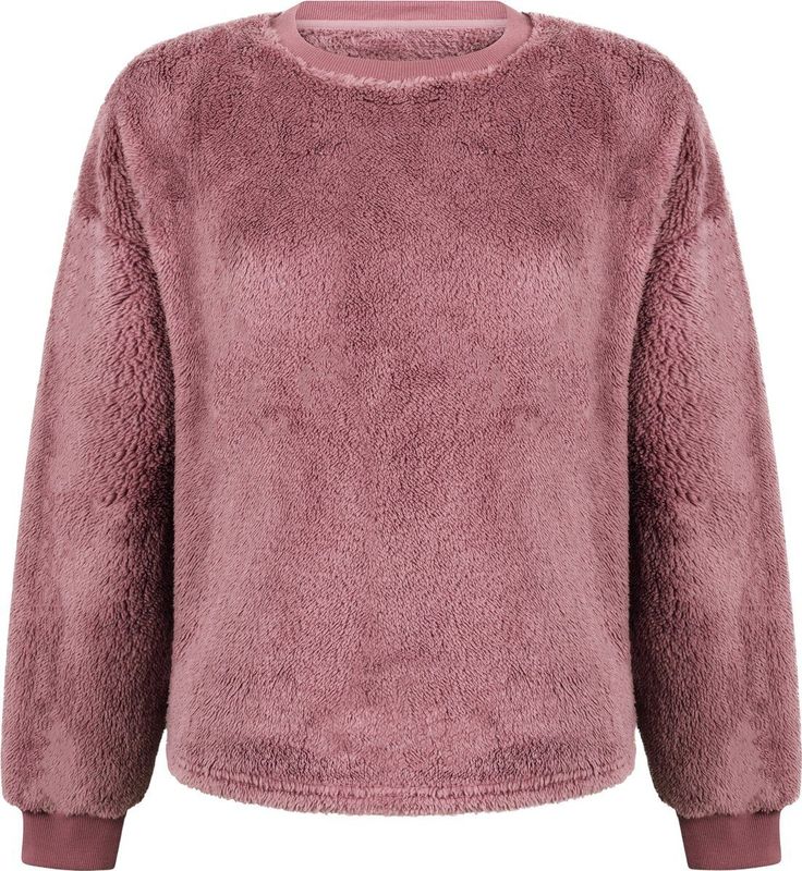 Hunkemöller - Fluffy Fleece - Top met Lange Mouwen - Roze